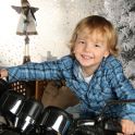 <p>Kinderfotoaktion, Weihnachten, Motorrad</p>